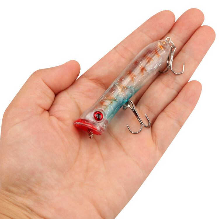 10x TopWater Poppers Fishing Lures Bass Hard Baits Swimbait Freshwater Saltwater - Image 4