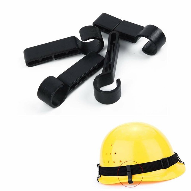 hard hat light strap clips