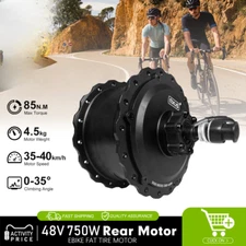 48V 750W Brushless Gear Rear Wheel Hub Motor for Fat Snow E-bike Conversion Kit
