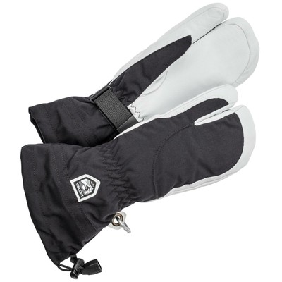 Hestra Army Leather Heli Ski Female Glove Womens 3 Finger Black | eBay