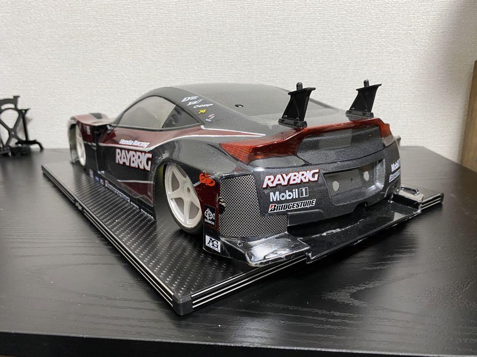 Tamiya 1/10 Radio Controlled Honda Hsv Body Cracked Bent Paint Peeling