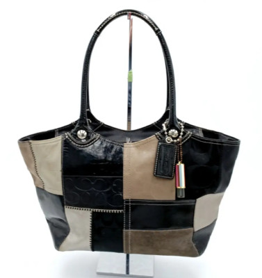 バッグ Coach Soho Bleeker Tote Bag Signature s-l400.jpg