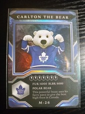 2021-22 Upper Deck MVP - Mascot Gaming Cards #M-26 Carlton the Bear