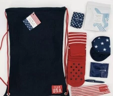 United Airlines Team USA Blue Amenity Kit Olympics Polaris Business Class *NEW*