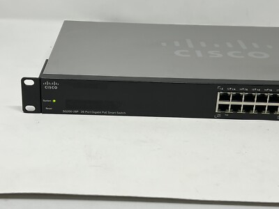 Cisco SG200-26P 26-Port Gigabit Ethernet PoE Smart Switch | eBay