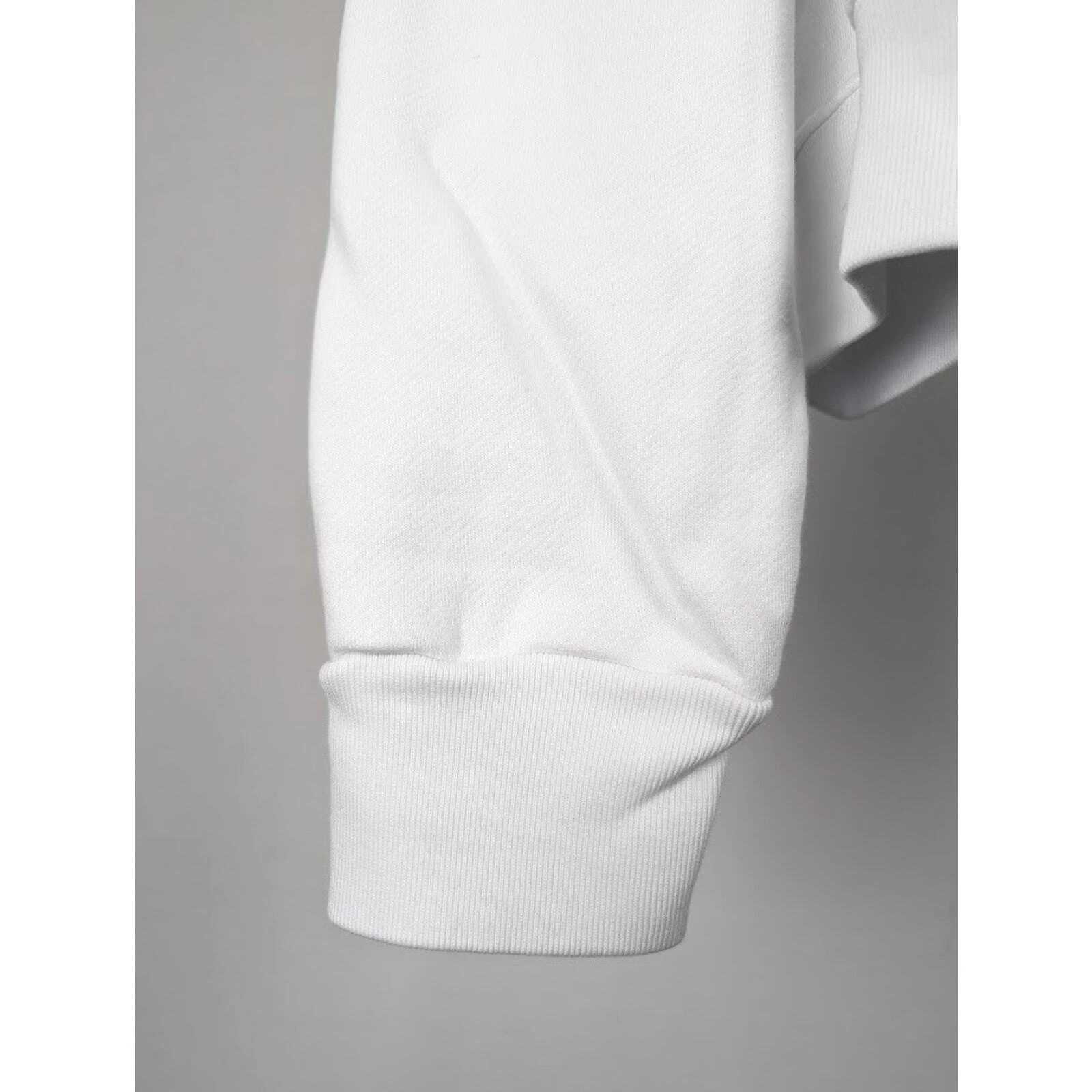 Felpa con cappuccio Amiri MA Bar ricamata bianca nuova con etichetta XXL