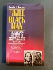 To Kill A Black Man - Louis E. Lomax - Holloway House Blaxploitation Sleaze