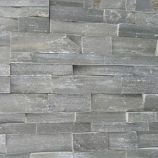 Verblendsteine  Grau Rau, Wandverblender, Wandgestaltung, Echtstein, Muster