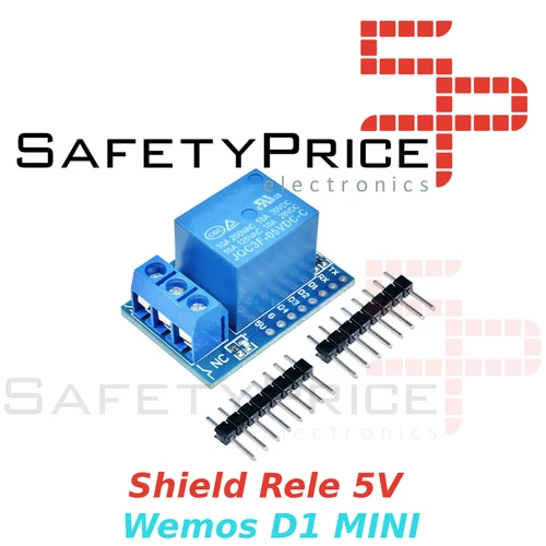 Shield Relais Modul 5V für WeMos D1 mini WiFi ESP8266