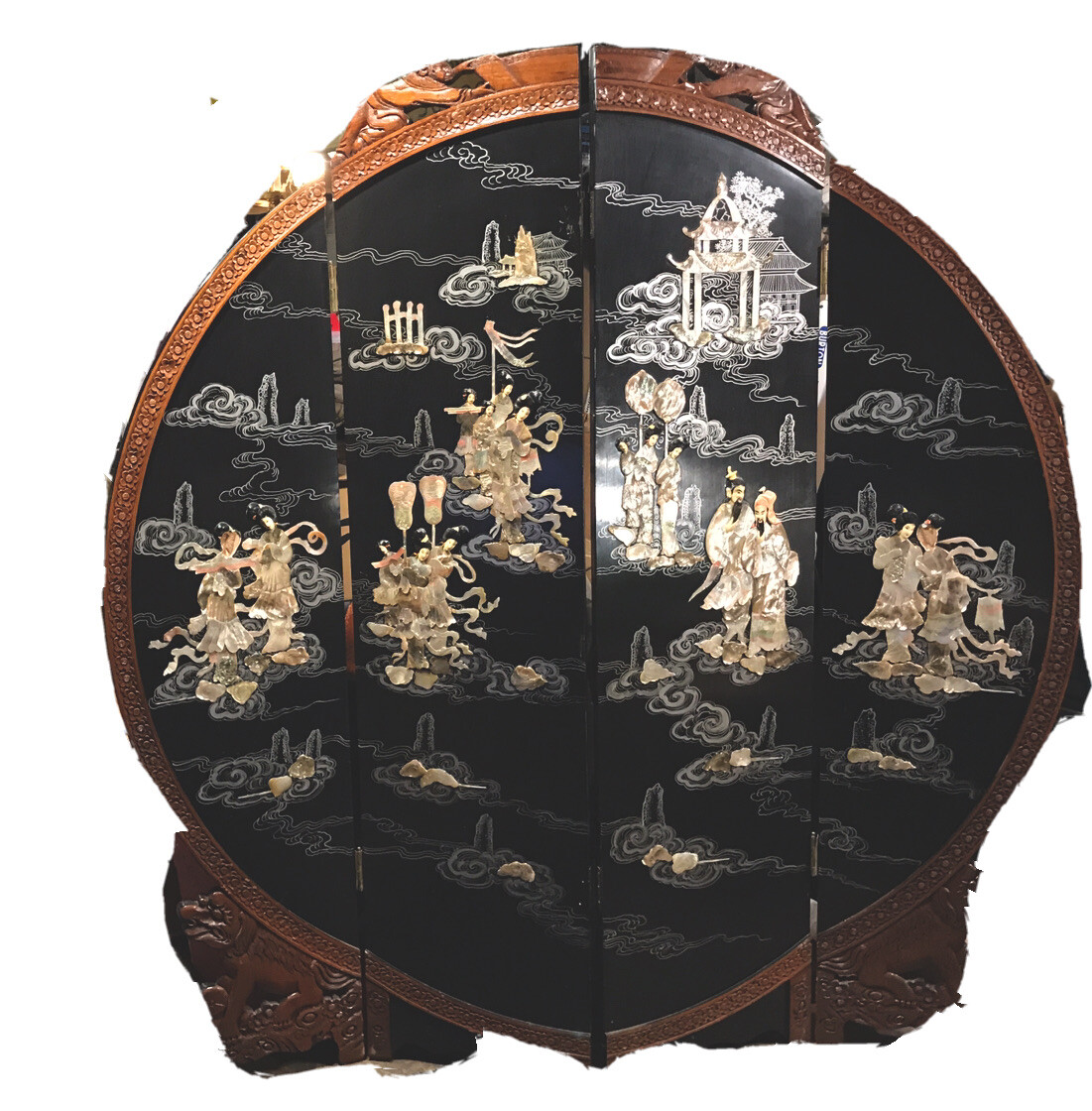 Oriental Mother of Pearl Room Divider eBay