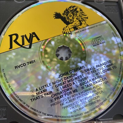 John Cougar Mellencamp 1979 Cd Self Titled Made In West Germany | eBay
