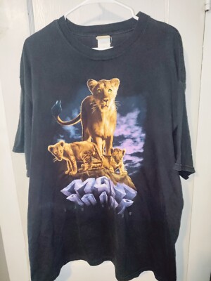 Vintage MGM Grand Casino Hotel Las Vegas Nevada Gambling Lions X-Large T-Shirt