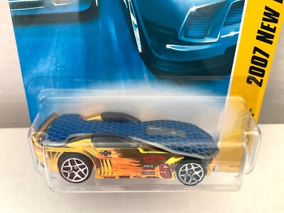 Hot Wheels 2007 New Models - SOLAR REFLEX #25 - Gold Chrome, Y5 Wheels
