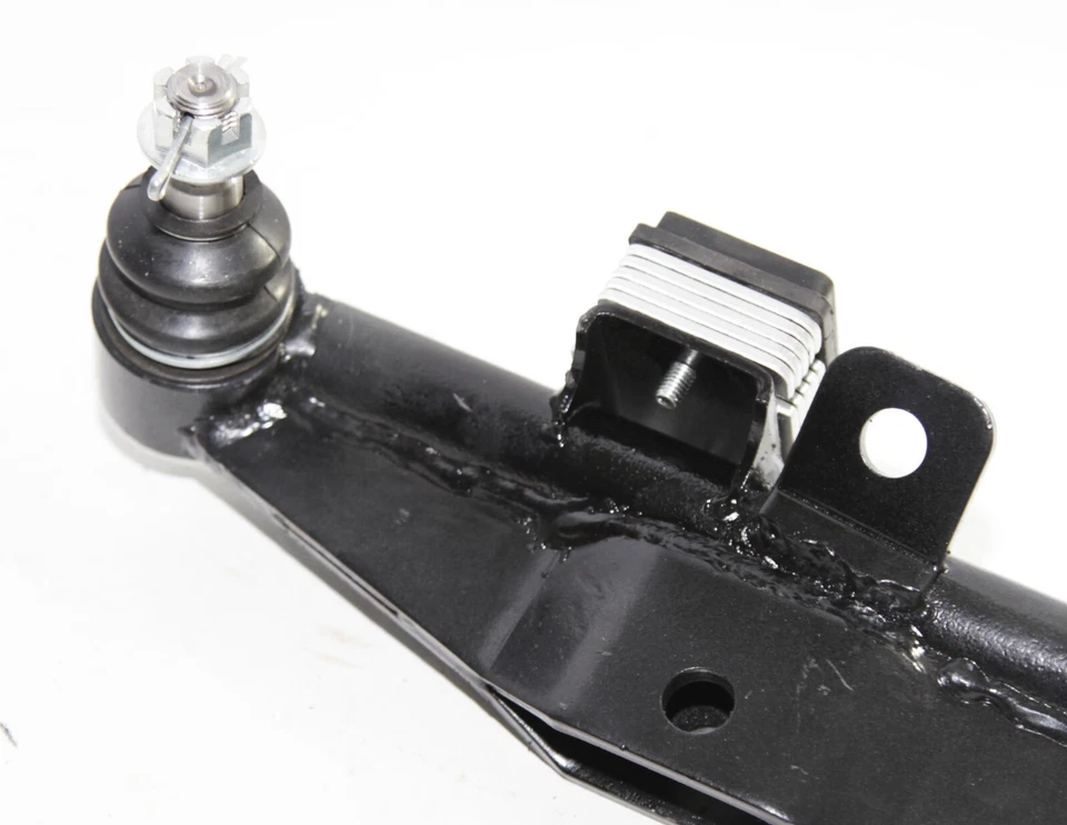 Brazos de control inferiores F+R negros + varillas de tensión de alto ángulo para 89-94 S240SX 180SX Foto 2 de 4