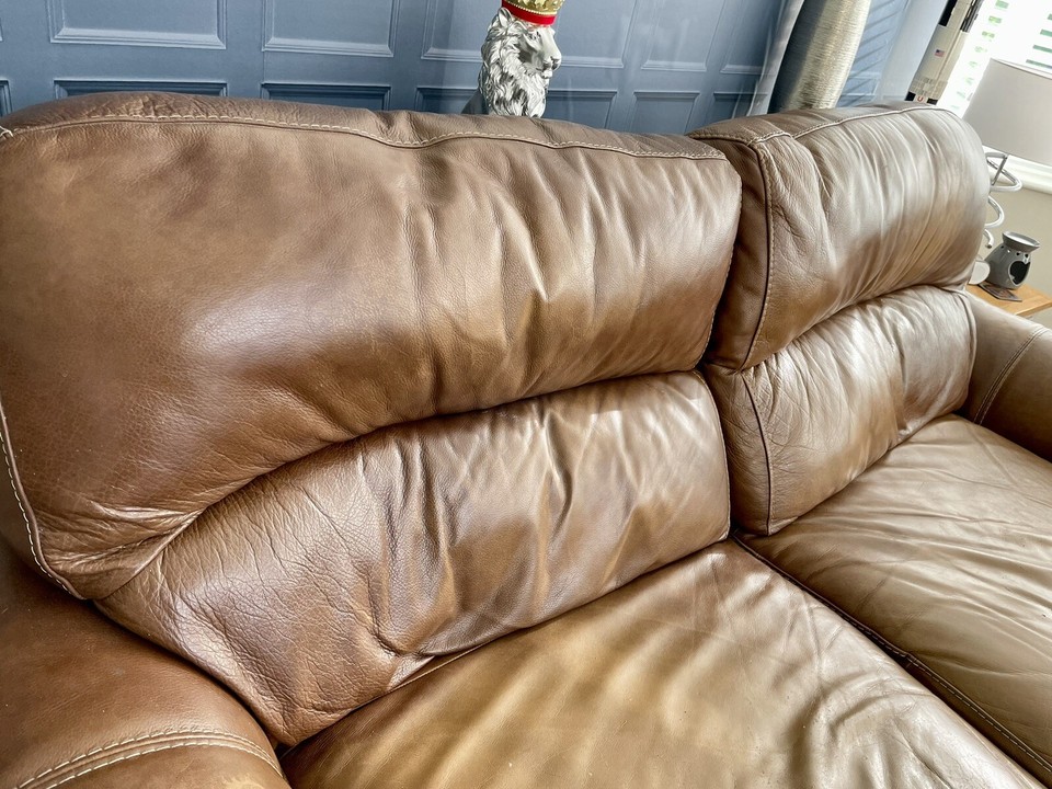 FREE. SCS Leather Sofa And Chair eBay