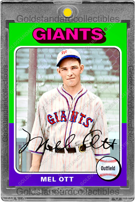 Mel Ott RARE TOPPS INVESTMENT CARD SSP GIANTS HALL OF FAME ROY MINT
