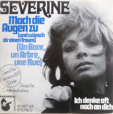 7'' GRAND PRIX 1971 ( MONACO ) IN MINT- ! SEVERINE : Mach die Augen zu