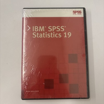 IBM SPSS Statisics Desktop Academic. DVD Software Version 19 NEW
