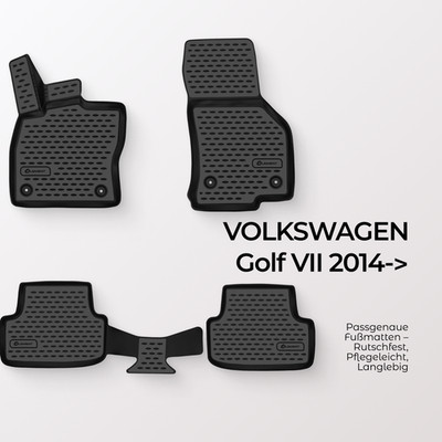 Element 3D Gummimatten Set passend für VW Golf | MK7/MK8 | Baujahr 2012-2025 |
