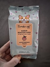 The Creme Shop Makeup Removing Wipes 30 Pre-Wet Juicy Wipes Moisturizing Peach