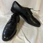 Allen Edmonds Mens Kingswood Black Leather Wingtip Oxfords 11 D 11D USA Made FS