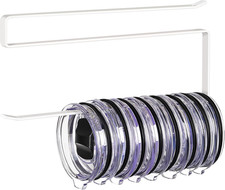 Tumbler Lid Organizer, Horizontal Tumbler Lid Storage Hook up to 10 Lids, Space