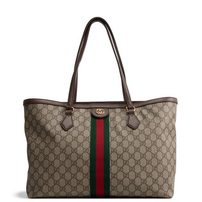GUCCI GG Supreme Ophidia Tote Medium