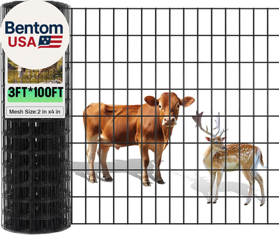 #ad 36In X 100Ft Welded Wire Fence 2 Inch X 4 Inch 16 Ga Galvanized Metal Garden F $137.00