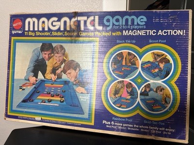 MAGNETEL 11 Magnetic Action Games MATTEL 1971  Box