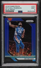 2018-19 Panini Prizm Blue Prizm 182/199 Mitchell Robinson #227 PSA 9 MINT 14t3
