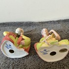 MANN Porcelain Musicians Figurines Korea People Music Green Red Yellow White — photo 2