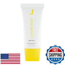 JESS BEAUTY Let it Sun SPF 50+ Green Tea Aloe Sunscreen Skincare 1.7oz