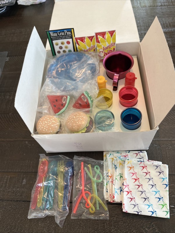 American Girl Doll Birthday Cookout Set Pleasant Company 1996 NIOB Factory Pack