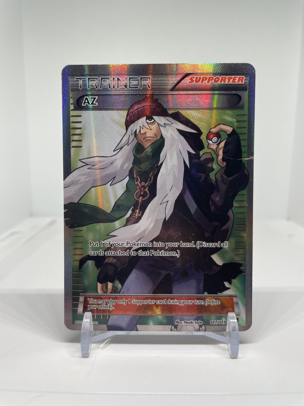 AZ 117/119 Phantom Forces Full Art Trainer - Pokemon Card - DMG