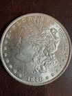 1878 Morgan Dollar 7 TF,  BU Uncirculated 90% Silver.  Estate attic find!