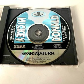I Love Mickey Mouse and Donald Duck SEGA AGES Saturn Japan