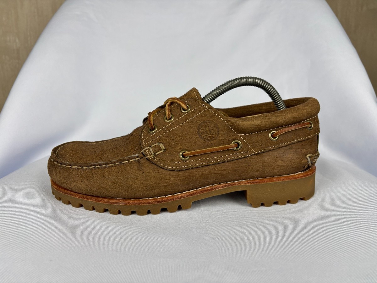 Timberland 3-Eye Classic Lug Boat Shoes Men's Size US 8 UK 7.5 EU