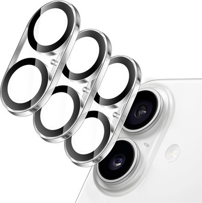 3X 3D Kameraglas für Apple iPhone 16 / 16 Plus Schutz Linse Hartglas 9H