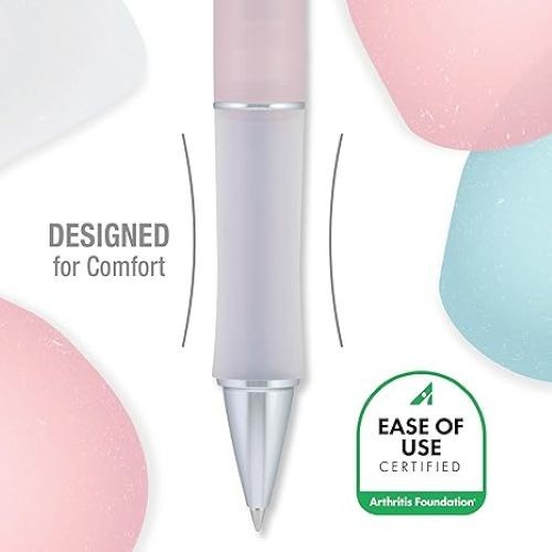 Pilot Dr. Grip Serenity Gel Pen 0.7mm Light Blue Barrel Black Ink Office School