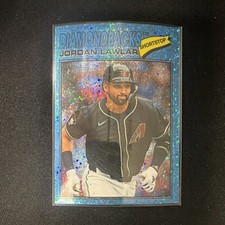 Topps Heritage Jordan Lawlar Diamondbacks Chrome Light Blue Sparkle #172 2026