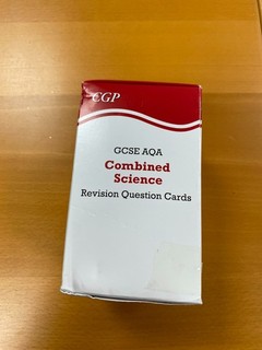 CGP GCSE combined science revision question cards