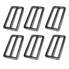 Metal Buckle Webbing 2 inch Belt Slide Buckle Hardware Slider Webbing Strap A...
