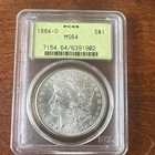 Morgan Silver Dollar 1884 New Orleans PCGS MS64 $1 Coin Uncirculated