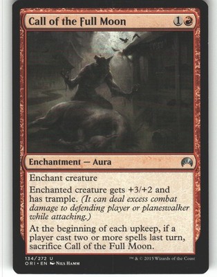Call of the Full Moon - Magic Origins - MTG - Uncommon - #134 - NM