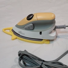 OLISO M2 Pro Mini Project Steam Iron with Solemate yellow craft sew quilt WORKS
