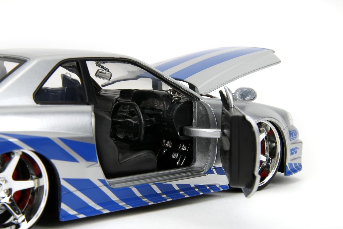 Jada Tys Fast & Furious Brian's Nissan Skyline GT-R R34 Die
