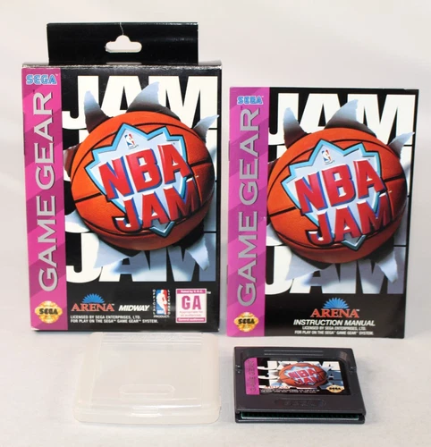NBA Jam Sega Game Gear Complete CIB! Very Good Condition! NICE!