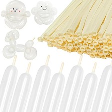 260 Clear Long Balloons for Animals, Thickening Skinny Latex Twisting for Arch