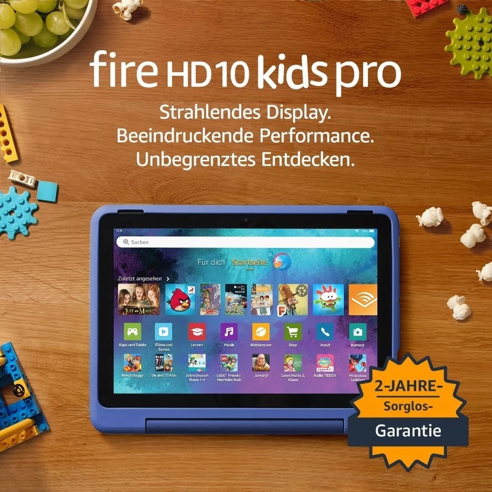 Amazon Fire HD 10 Kids Pro neuste Gen 32GB, 10 Zoll Sternnebel-Design - NEU✅ - Bild 3 von 4