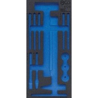 BGS Werkstattwageneinlage 1/3 Leer FüR Hammer Meissel KÖRner | 4129-1